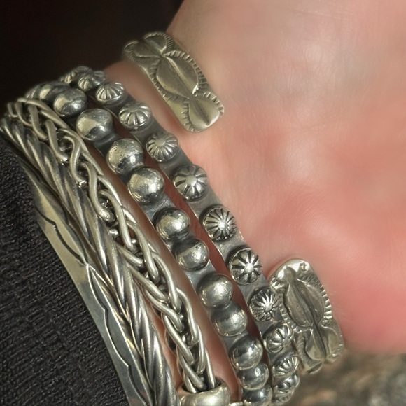 Sold ❤️ Turquoise southwestern sterling silver cuff - Picture 10 of 11